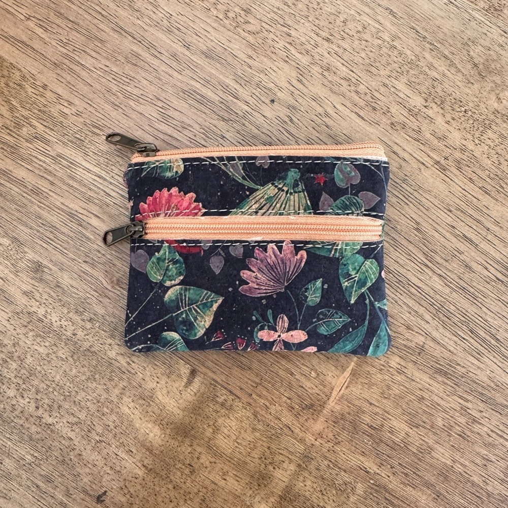 Floral Zip Wallet Pouch​